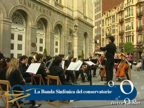 Ayuntamiento de Oviedo | June 5, 2010 | Oviedo 2016. Música en la calle. Banda del Conservatorio