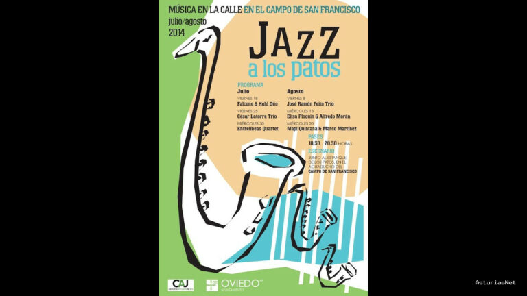 Ayuntamiento de Oviedo | July 18, 2014 | Jazz a los patos, en el Campo San Francisco