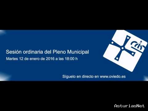 Ayuntamiento de Oviedo | January 14, 2016 | Pleno Municipal 12 de enero 2016