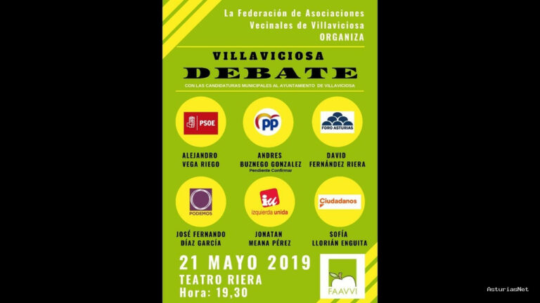 Ayuntamiento de Villaviciosa | May 21, 2019 | Debate Villaviciosa 2019 (Elecciones Municipales Ayto. Villaviciosa)