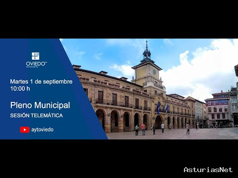 Ayuntamiento de Oviedo | 1 de septiembre de 2020 | Pleno Municipal 1 de septiembre