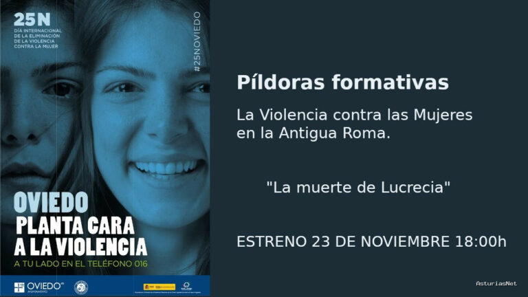 Ayuntamiento de Oviedo | 23 de noviembre de 2020 | 02 La Violencia contra las Mujeres en la Antigua Roma La muerte de Lucrecia