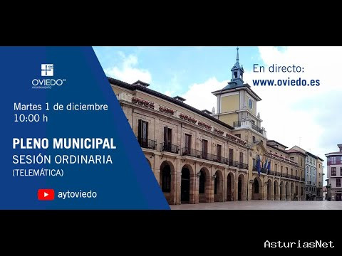 Ayuntamiento de Oviedo | 1 de diciembre de 2020 | Sesión Plenaria 1 de diciembre de 2020