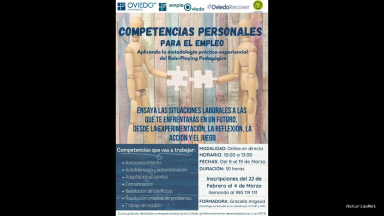 Ayuntamiento de Oviedo | 23 de febrero de 2021 | Competencias personales para el empleo
