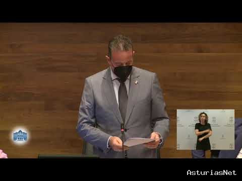 Junta General Principado de Asturias (JGPA) | 7 de septiembre de 2021 | Pleno institucional 2021. Intervención Presidente