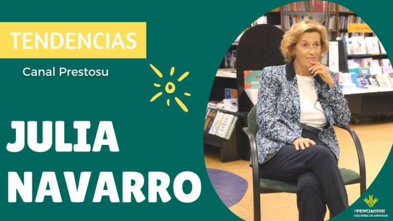 Prestosu | 25 de septiembre de 2021 | Canal Prestosu | Tendencias: entrevista a la escritora Julia Navarro en la librería Cervantes.