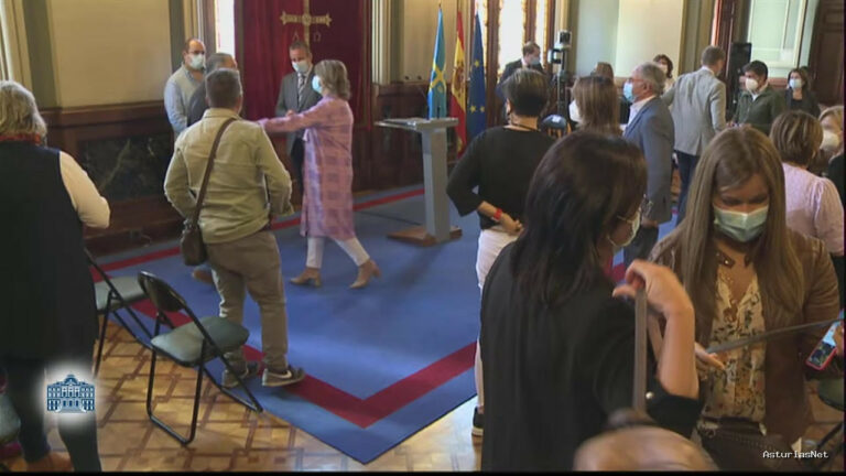 Junta General Principado de Asturias (JGPA) | 8 de octubre de 2021 | Presidente interviene en acto Día Mundial de la Salud Mental