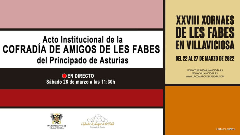 Ayuntamiento de Villaviciosa | 26 de marzo de 2022 | EN Directo | Acto Institucional de la Cofradía de Amigos de les Fabes