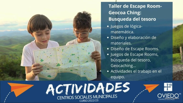 Ayuntamiento de Oviedo | 22 de septiembre de 2022 | Taller de Escape Room