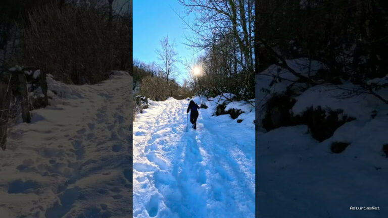 Viajar desde Asturias | 8 de febrero de 2023 | Caminar por la nieve mientras amanece es uno de los mayores placeres de la vida