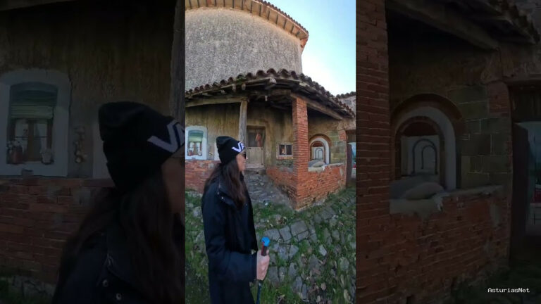 Viajar desde Asturias | 21 de febrero de 2023 | un pueblo decorado con pinturas clasicas y contemporaneas nel camino De Santiago