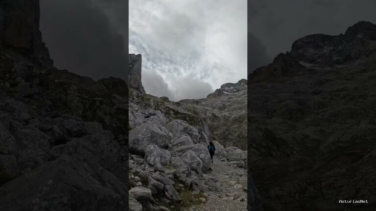 Viajar desde Asturias | 16 de noviembre de 2023 | Ascendiendo con viento a una montaña en los picos de Europa