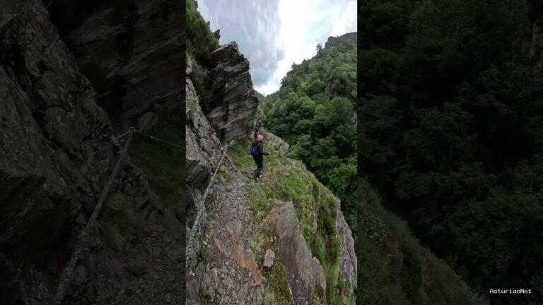 Viajar desde Asturias | 23 de noviembre de 2023 | Desfiladero peligroso en la ruta dices del Río Esva en Asturias