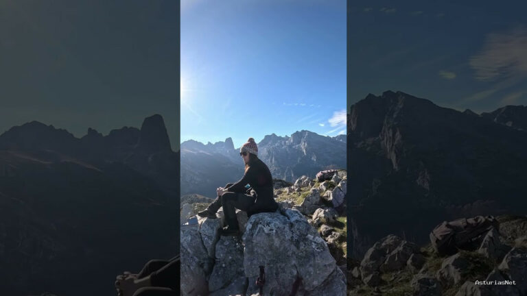 Viajar desde Asturias | 20 de noviembre de 2023 | Estamos en Peña Main con el Picu Urriellu de fondo