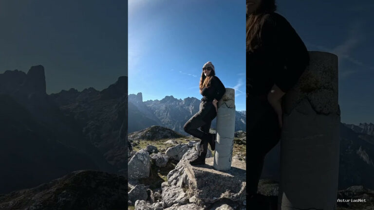 Viajar desde Asturias | 22 de noviembre de 2023 | vistas increíbles en la cima de la montaña con el mítico Picu Urriellu detrás