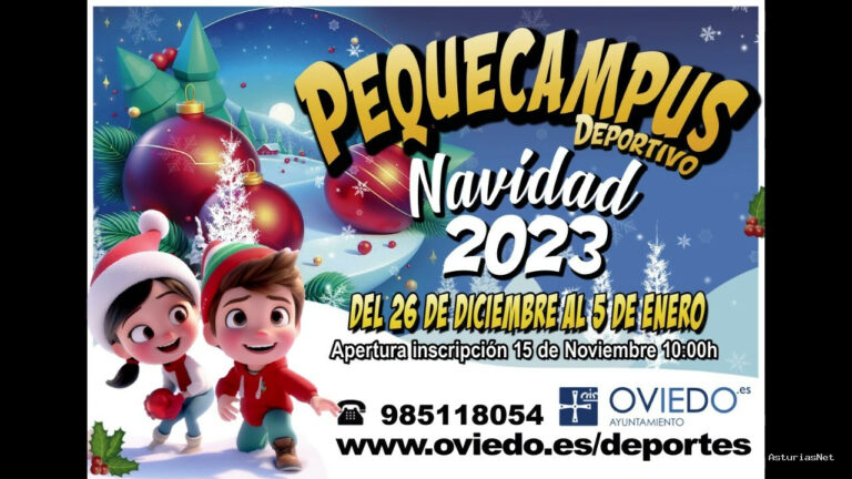 Ayuntamiento de Oviedo | 14 de noviembre de 2023 | Pequecampus Navidad 2023