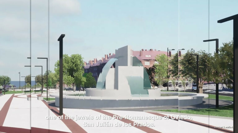 Ayuntamiento de Oviedo | 27 de diciembre de 2023 | Remodelación de la Glorieta Cruz Roja