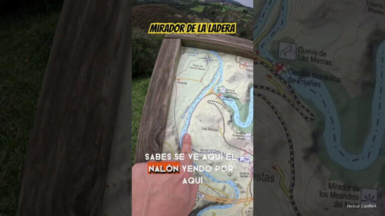 Viajar desde Asturias | 4 de diciembre de 2023 | Visitamos el mirador de la ladera en Asturias para ver los meandros del Río Nora