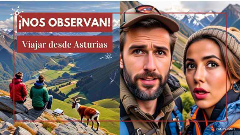 Viajar desde Asturias | 15 de febrero de 2024 | UNA Cabra NOS Observa EN UN Mirador DE Asturias