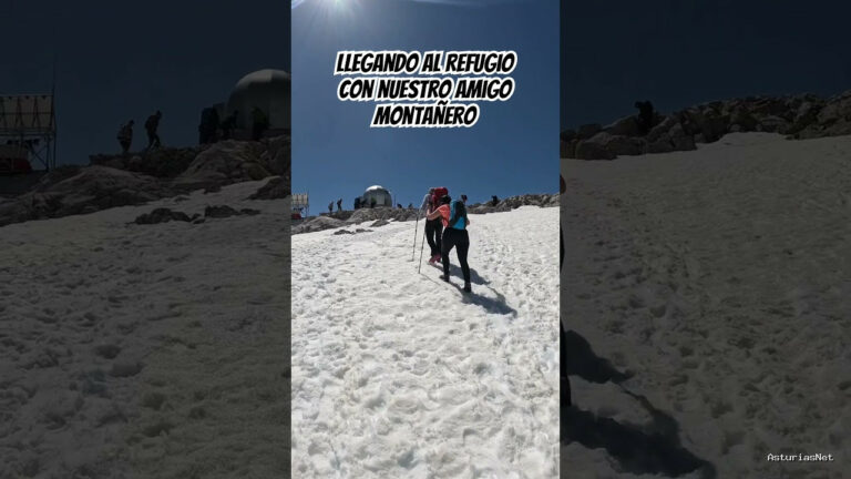 Viajar desde Asturias | 21 de abril de 2024 | Llegando al refugio de montaña con un experimentado montañero al que conocimos