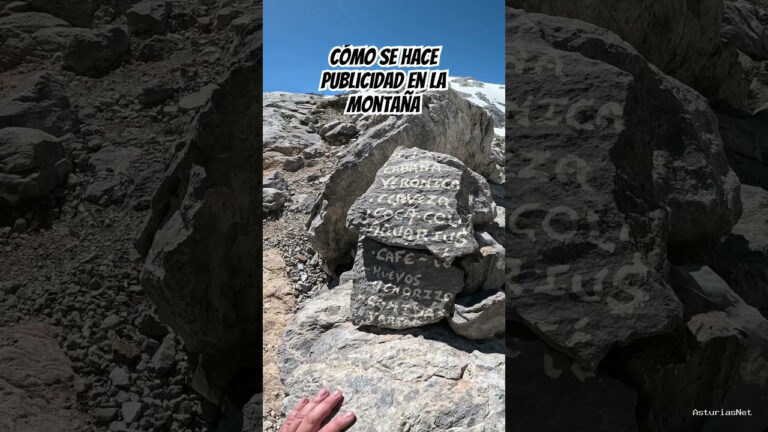 Viajar desde Asturias | 21 de abril de 2024 | Cómo se hacen los carteles publicitarios en la montaña