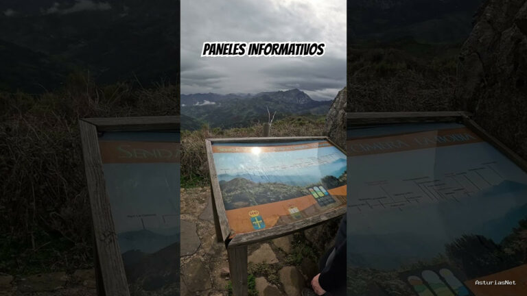 Viajar desde Asturias | 18 de abril de 2024 | Nos encanta encontrar paneles informativos en la montaña para conocer el nombre de las montañas