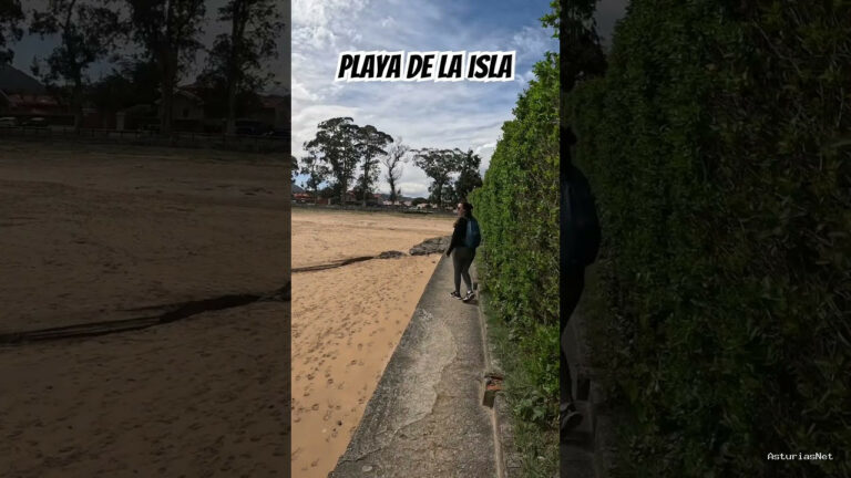 Viajar desde Asturias | 18 de abril de 2024 | Atravesamos la maravillosa playa de la isla muy cerca de colunga