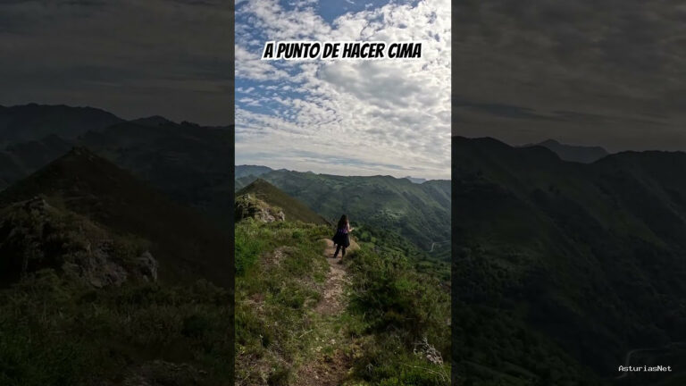 Viajar desde Asturias | 26 de mayo de 2024 | A punto de hacer cima en la montaña de Aller en Asturias