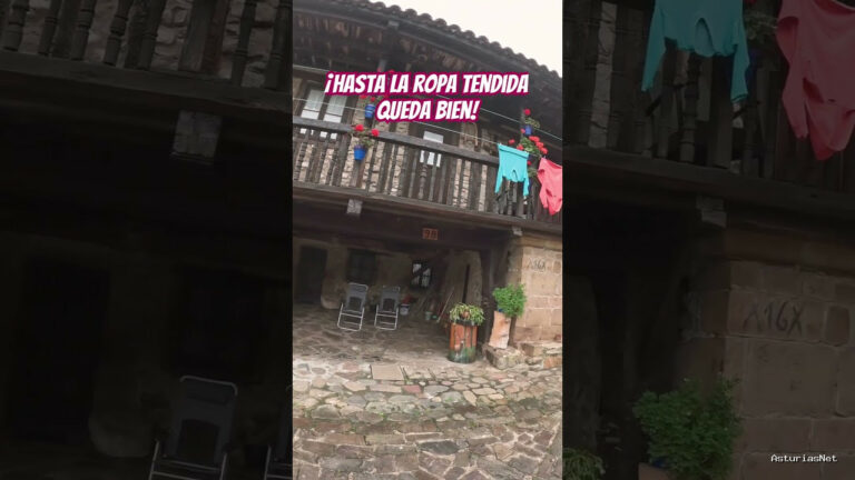 Viajar desde Asturias | 24 de junio de 2024 | Hasta la ropa tendida queda bien en este pueblo de barcena mayor