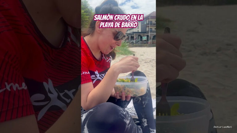 Viajar desde Asturias | 1 de junio de 2024 | Comemos salmón crudo en la playa de barro en Llanes