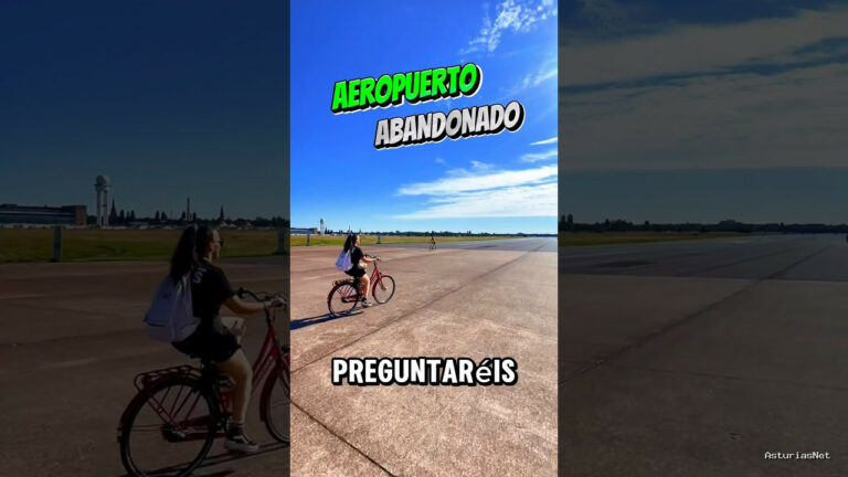 Viajar desde Asturias | 30 de julio de 2024 | Estamos en Berlín en el aeropuerto abandonado de Tempelhof.