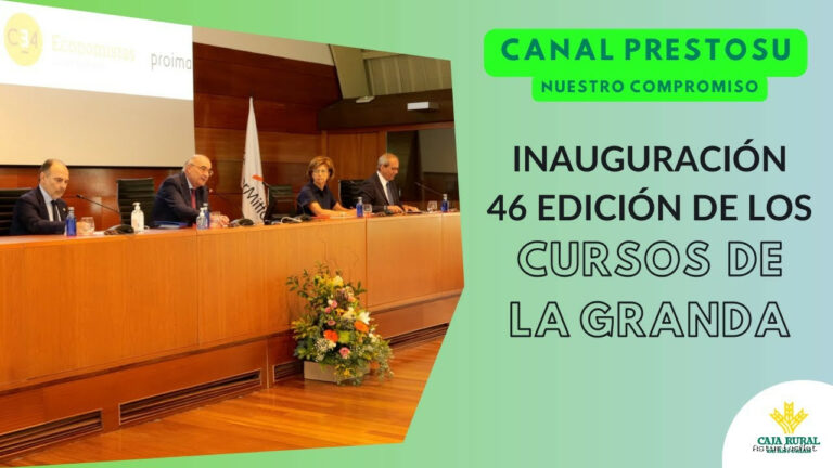 Prestosu | 1 de agosto de 2024 | Canal Prestosu | Nuestro compromiso: jornada inaugural de la 46 edición Cursos de La Granda