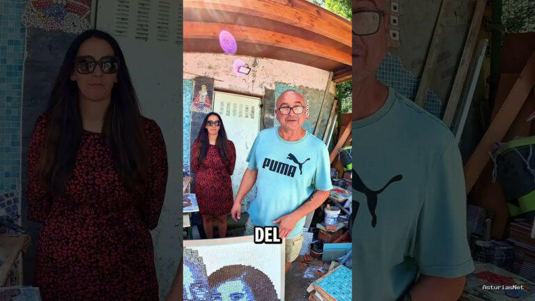 Viajar desde Asturias | 18 de agosto de 2024 | Entramos en el taller de mi amigo Juan para que nos enseñe la obra que tiene hecha de Victor Manuel