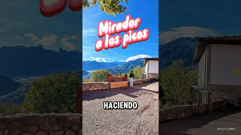 Viajar desde Asturias | 30 de septiembre de 2024 | Mirador a los picos de europa en el pueblo de Asiegu en el concejo de cabrales