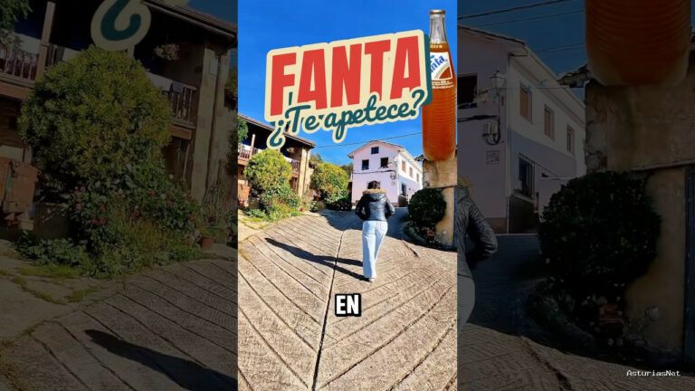 Viajar desde Asturias | 1 de octubre de 2024 | Visitando el pueblo de Asiegu en Asturias nos encontramos con un antiguo cartel de Fanta
