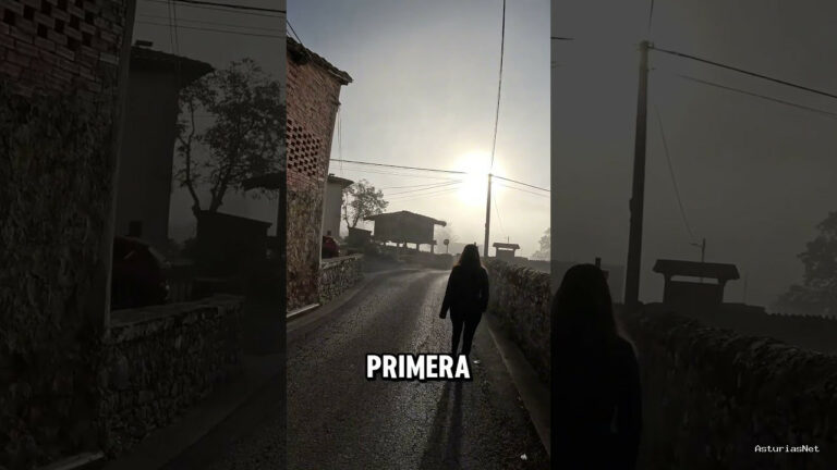 Viajar desde Asturias | October 16, 2024 | Amanecer impresionante en un pueblo de asturias en Octubre