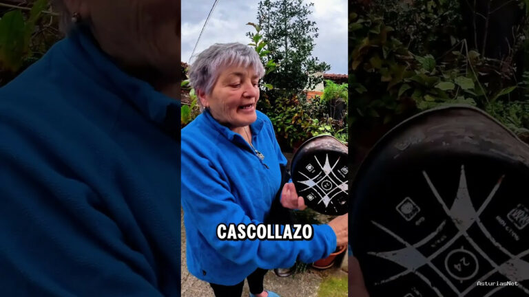 Viajar desde Asturias | December 6, 2024 | Una vecina del pueblo de Vis en Asturias nos enseña su coleccion de sartenes con frases