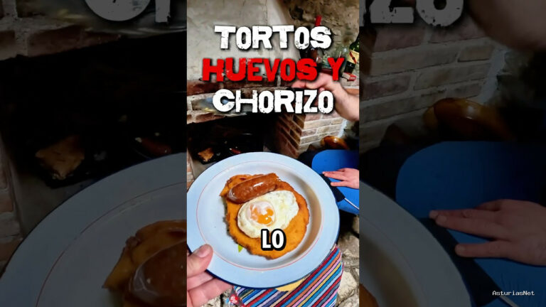Viajar desde Asturias | January 21, 2025 | Cocinando tortos con huevos y chorizo en una cabaña en el medio de la montaña