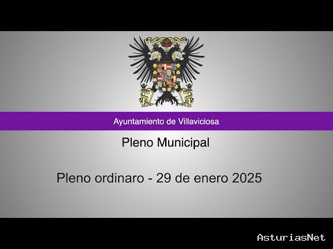 Ayuntamiento de Villaviciosa | January 29, 2025 | Pleno ordinaro – 29 de enero 2025