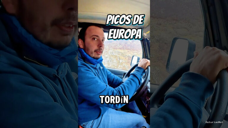 Viajar desde Asturias | February 15, 2025 | Bajando en jeep 4×4 por una pista ganadera hacia el pueblo de Tielve en los Picos de Europa