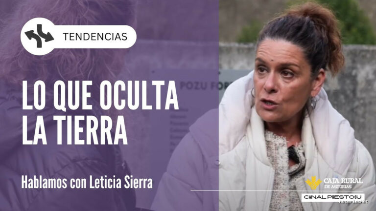 Prestosu | February 14, 2025 | Hablamos con Leticia Sierra en el escenario de su última , «Lo que oculta la tierra»
