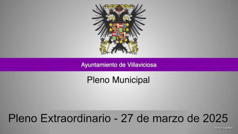 Ayuntamiento de Villaviciosa | March 28, 2025 | Pleno ordinaro – 27 de marzo de 2025