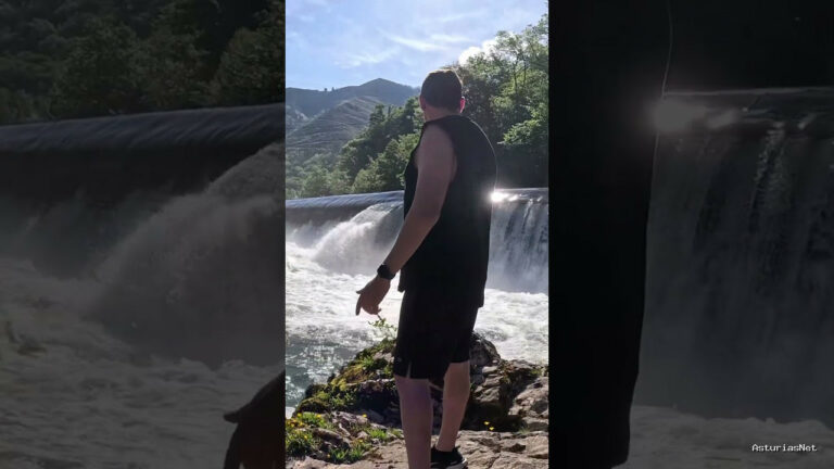 Viajar desde Asturias | July 8, 2025 | Estamos en el río sella; en este punto los salmones remontan el río. Es un lugar mágico
