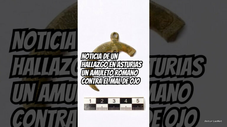 Astures | October 16, 2025 | Hallazgo en el centro de Asturias. Un amuleto romano contra el mal de ojo