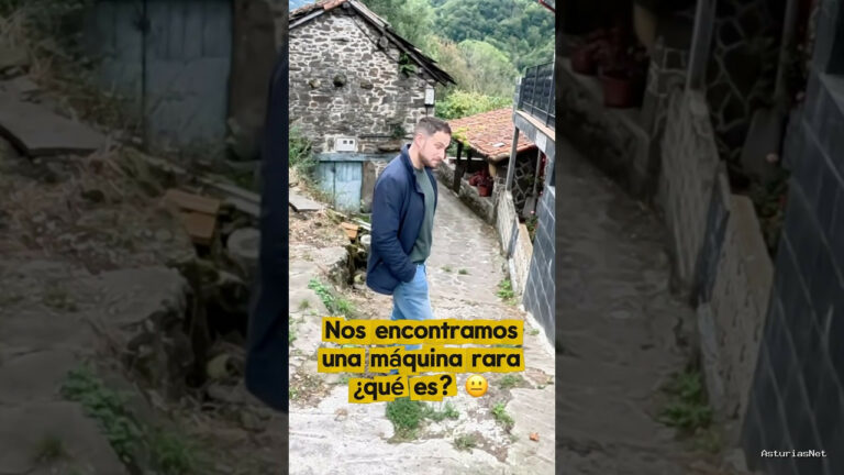 Viajar desde Asturias | October 9, 2025 | Encontramos una máquina rara en el lavadero del pueblo de Santibanes de Murias