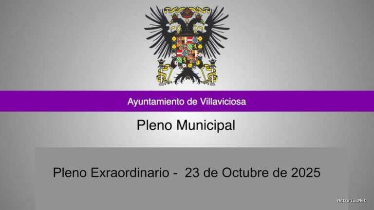 Ayuntamiento de Villaviciosa | October 24, 2025 | Pleno extraordinario – 23 de Octubre de 2025