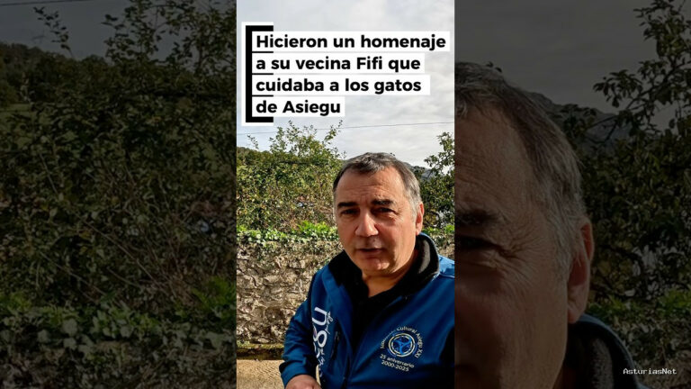 Viajar desde Asturias | November 9, 2025 | Hicieron un homenaje a su vecina Fifi que cuidaba a los gatos del pueblo de Asiegu