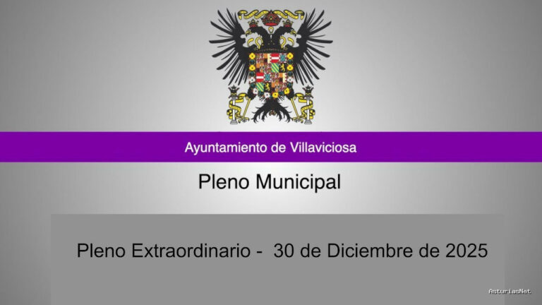 Ayuntamiento de Villaviciosa | December 31, 2025 | Pleno extraordinario – 30 de Diciembre de 2025