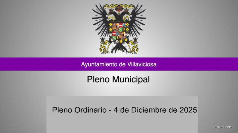 Ayuntamiento de Villaviciosa | December 5, 2025 | Pleno ordinario- 04 de Diciembre de 2025