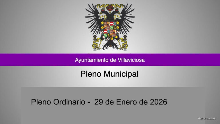 Ayuntamiento de Villaviciosa | January 29, 2026 | Pleno ordinario – 29 de Enero de 2026